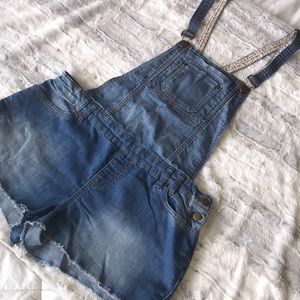 Overall Shorts